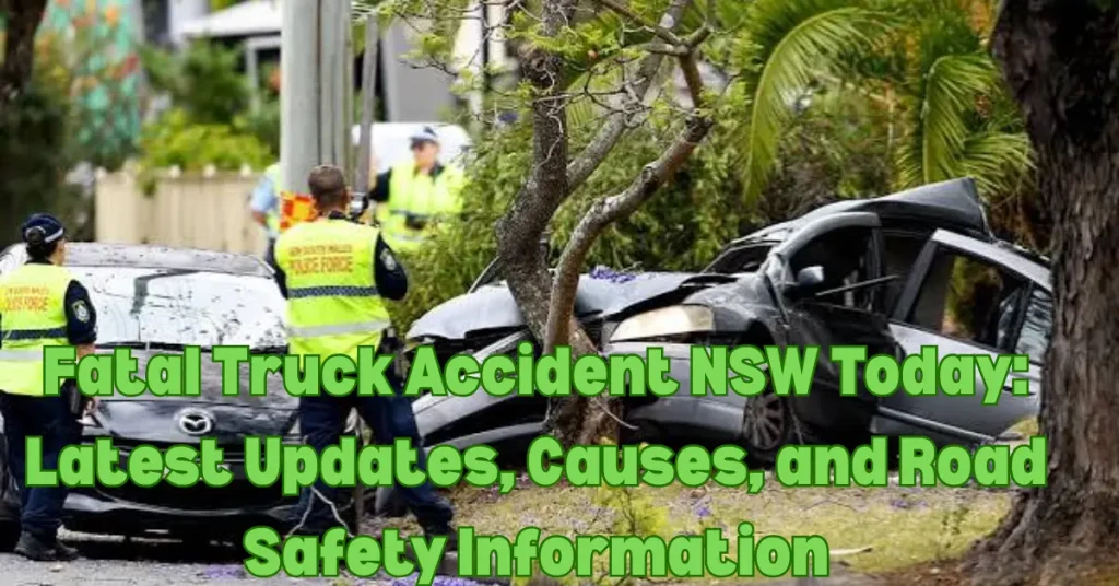 fatal truck accident NSW today,