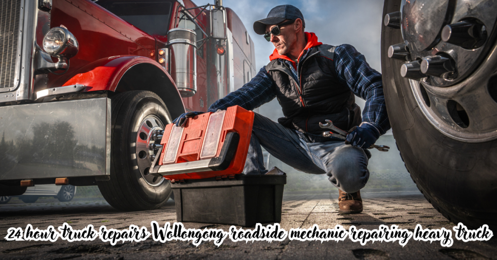 24 Hour Truck Repairs Wollongong – Fast Emergency Roadside Truck Assistance 24 hour truck repairs wollongong roadside mechanic repairing heavy truck