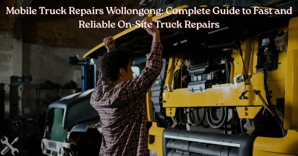 mobile truck repairs wollongong: complete guide to fast and reliable on-site truck repairs