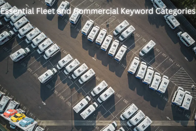 essential fleet and commercial keyword categories