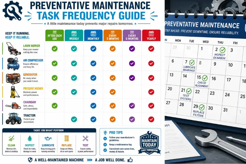 how often should preventative maintenance be performed?