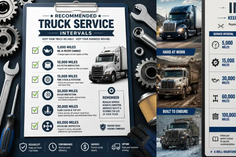 recommended truck service intervals