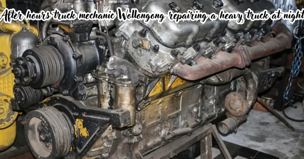 After Hours Truck Mechanic Wollongong: Complete Guide to 24/7 Emergency Truck Repairs after hours truck mechanic wollongong repairing a heavy truck at night