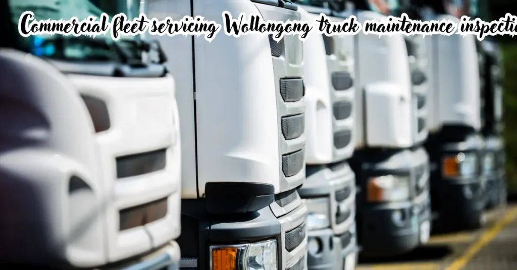 commercial fleet servicing wollongong truck maintenance inspection
